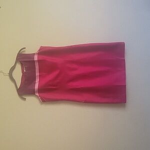 Victoria Holley midi sleevless dress size 10 petite color purple pink fiushia